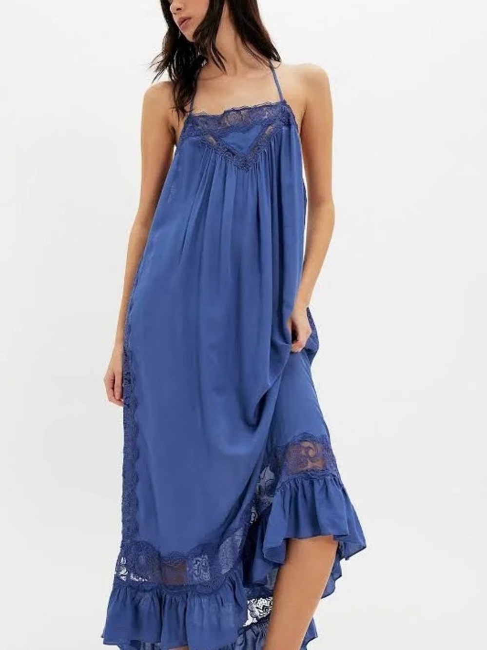 Free People Intimately Kiss Me Later Maxi Slip Dress